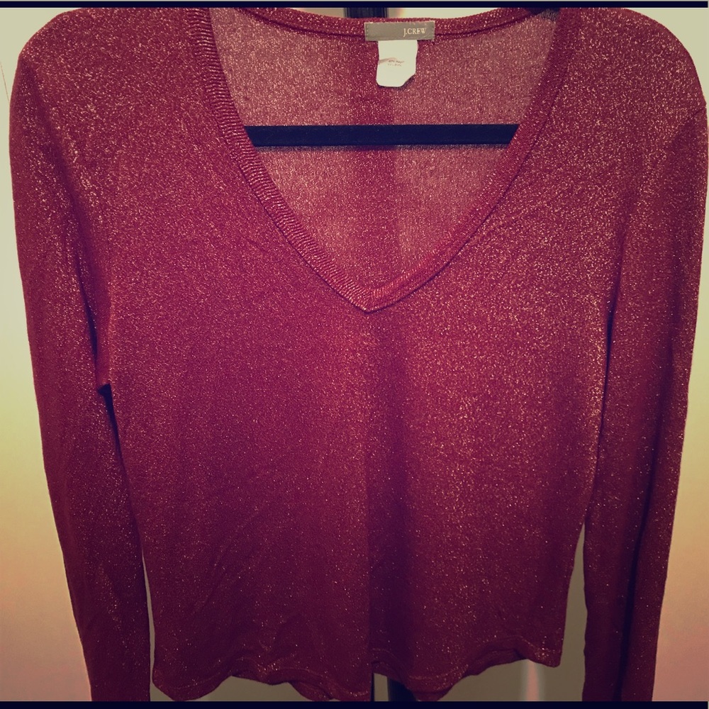 J Crew Shimmer Top
